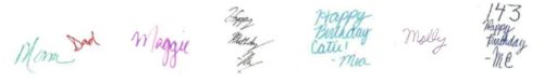 Family signatures